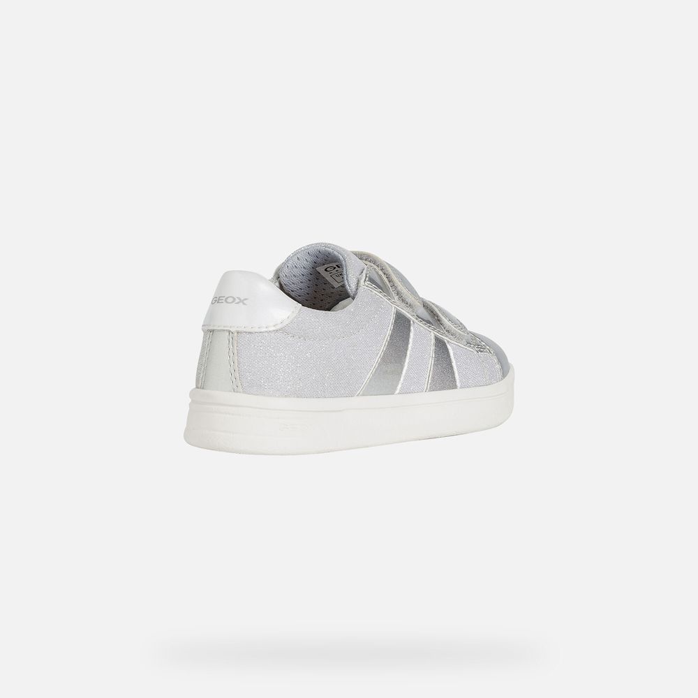 Geox Sneakers Silver Djrock - Geox Girls Shoes - DMISZB921